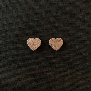 Gold Matte heart earnings